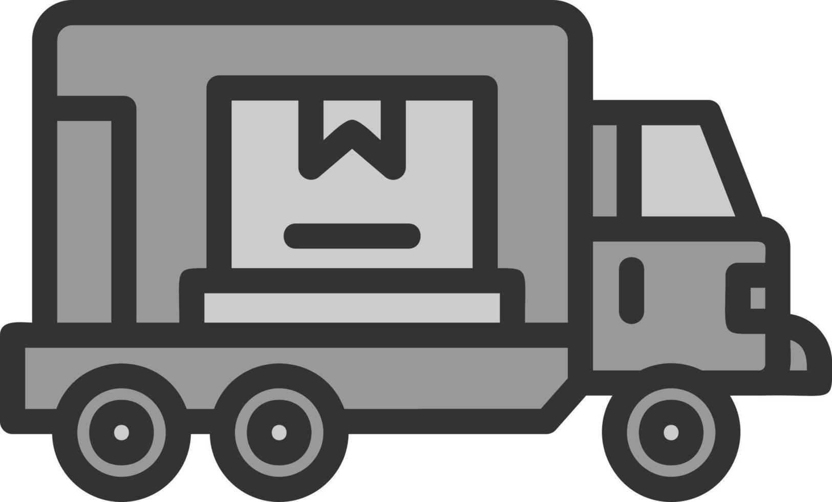 Fracht-LKW-Vektor-Icon-Design vektor