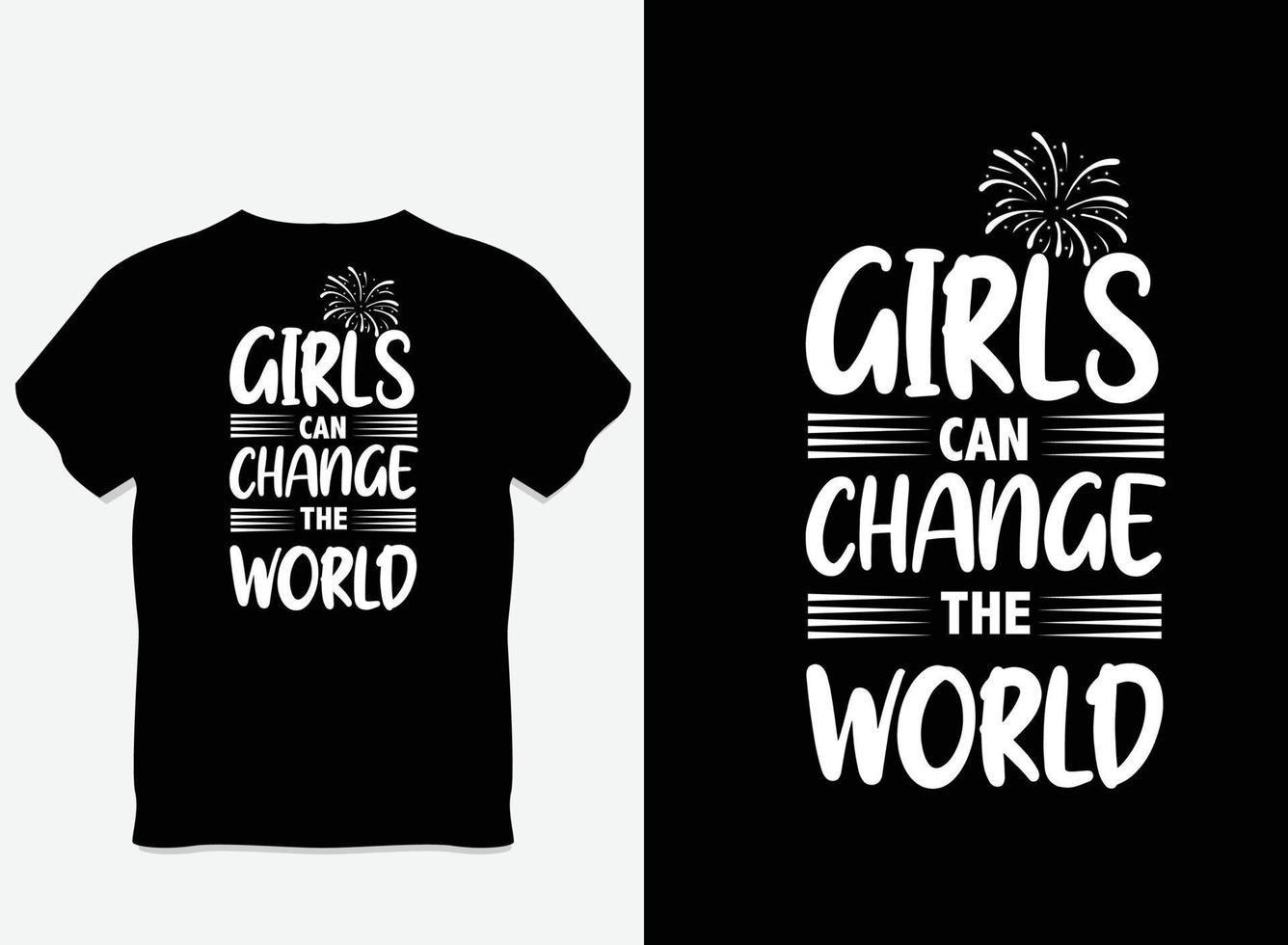 Frauen-Typografie-T-Shirt-Design mit Vektor