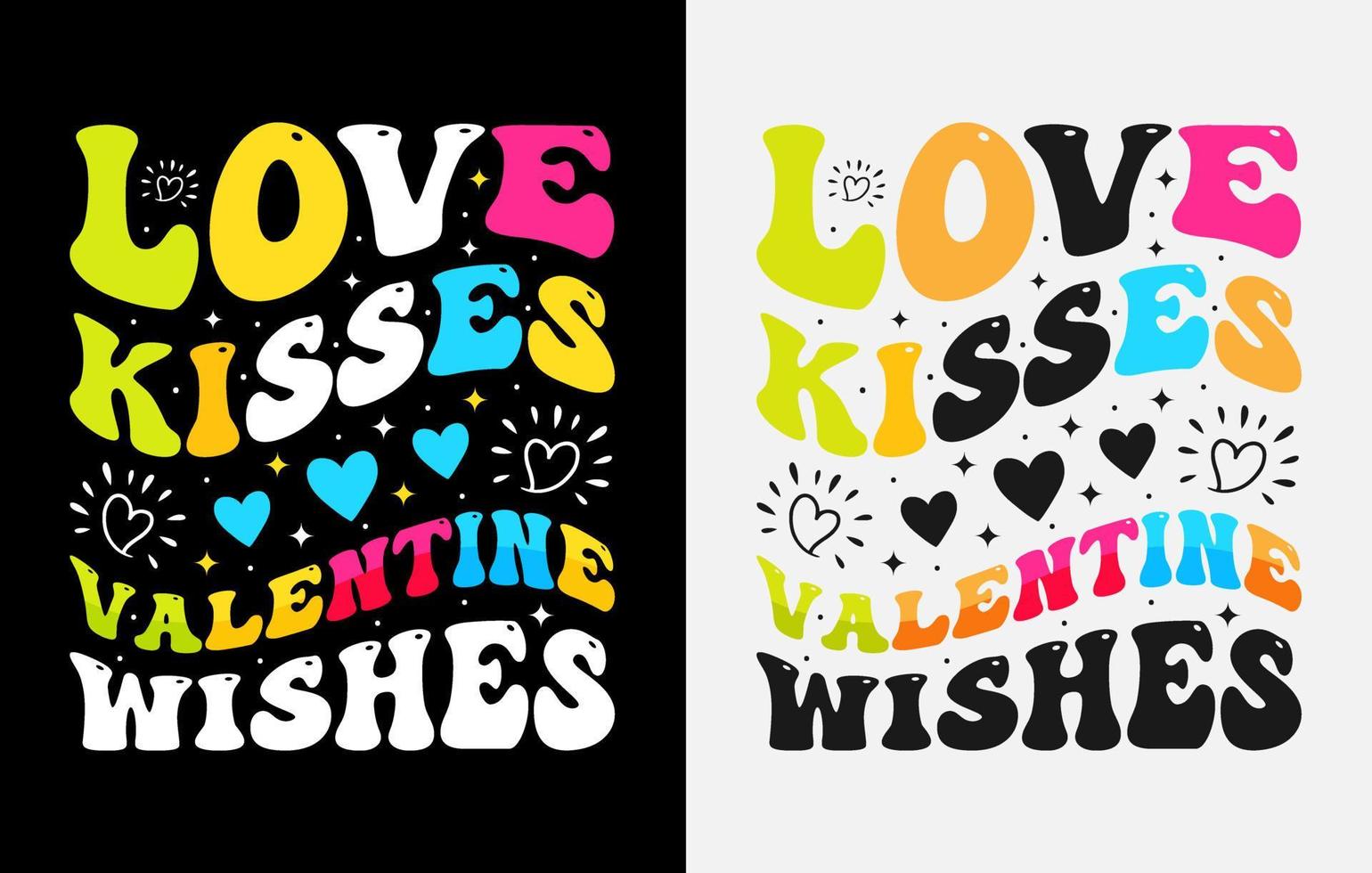 Valentins-T-Shirt-Design, Valentins-Typografie-Hemden, Valentins-T-Shirt zum Ausmalen vektor