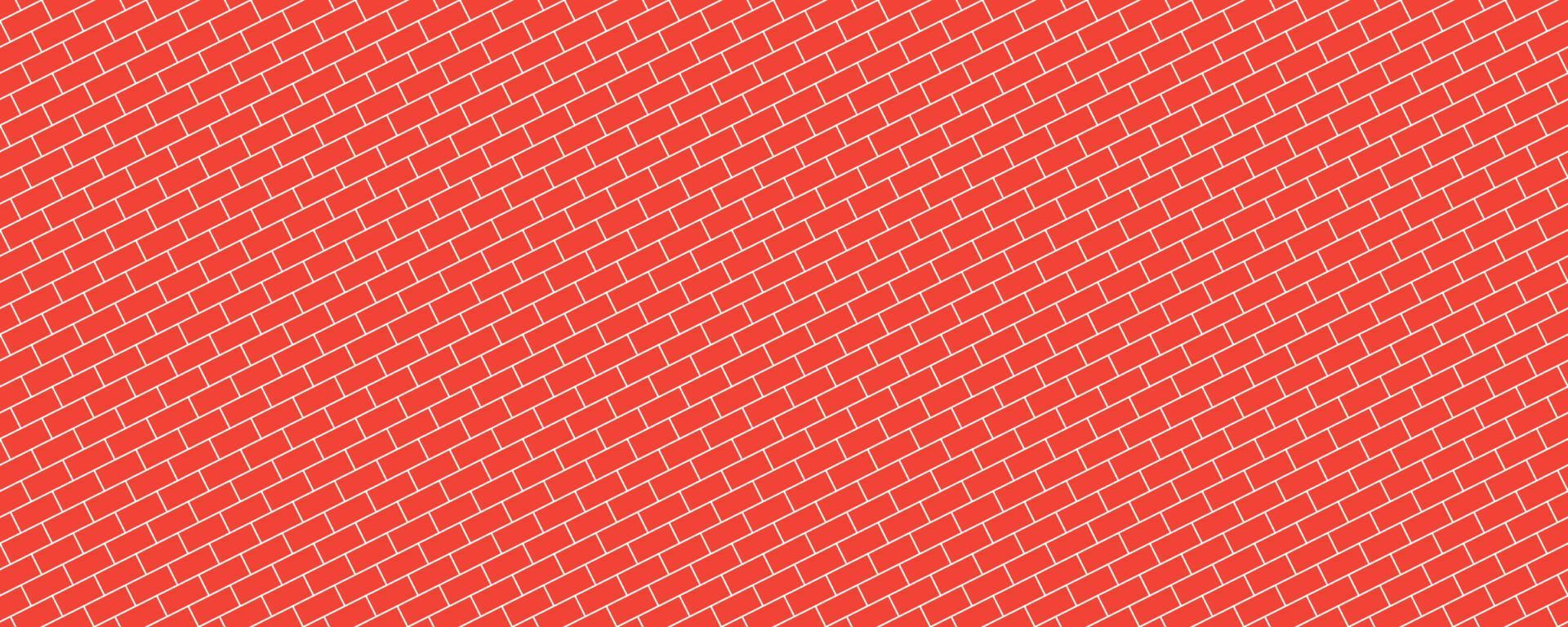 nahtloses muster der roten diagonalen backsteinmauer vektor