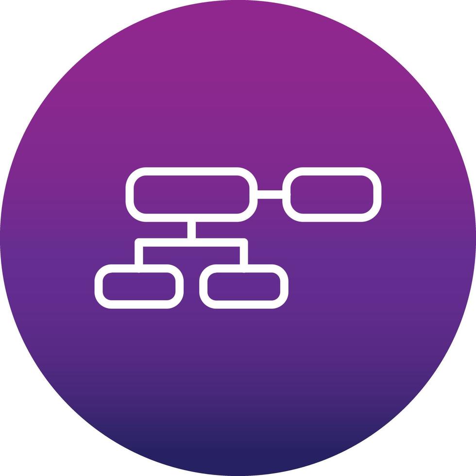 organisation Diagram vektor ikon