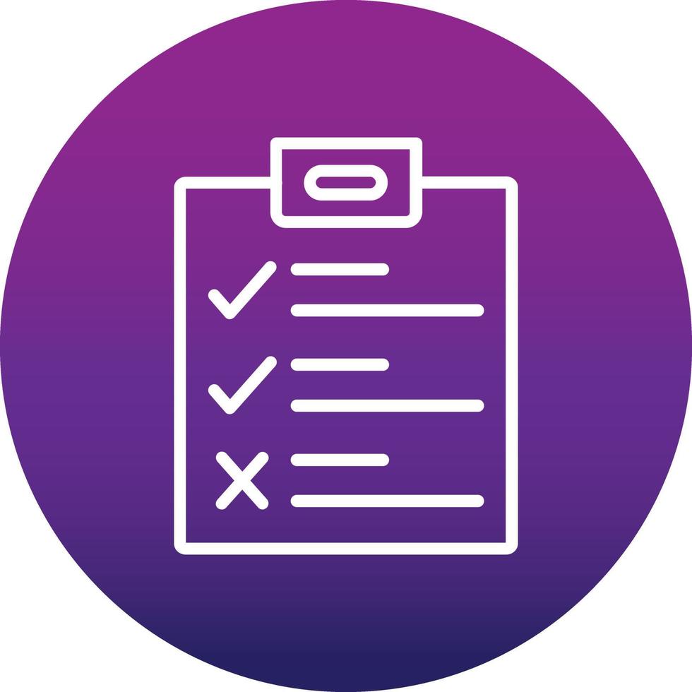 checklista vektor ikon