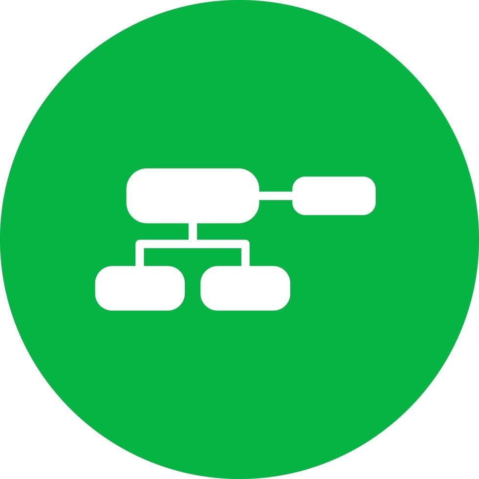 organisation Diagram vektor ikon