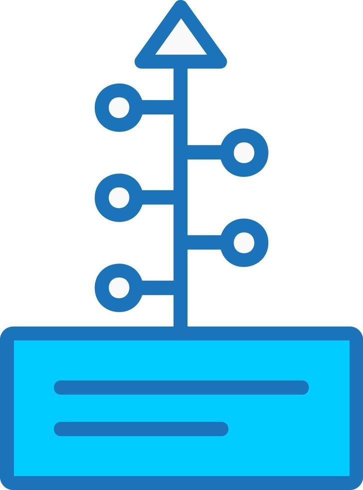 Timeline-Vektorsymbol vektor