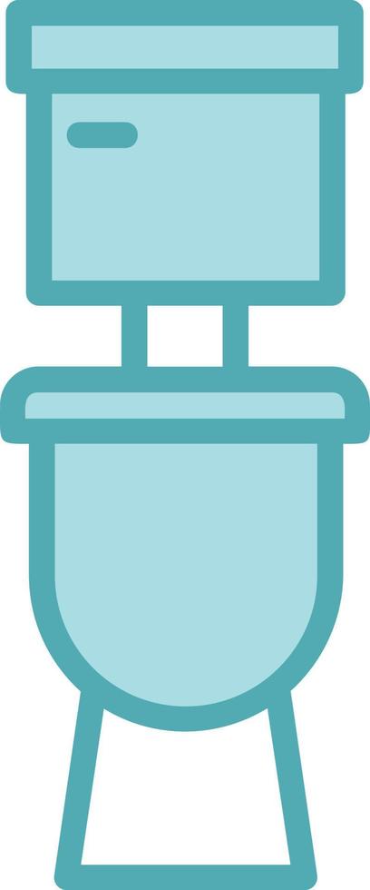Wasserklosett-Vektorsymbol vektor
