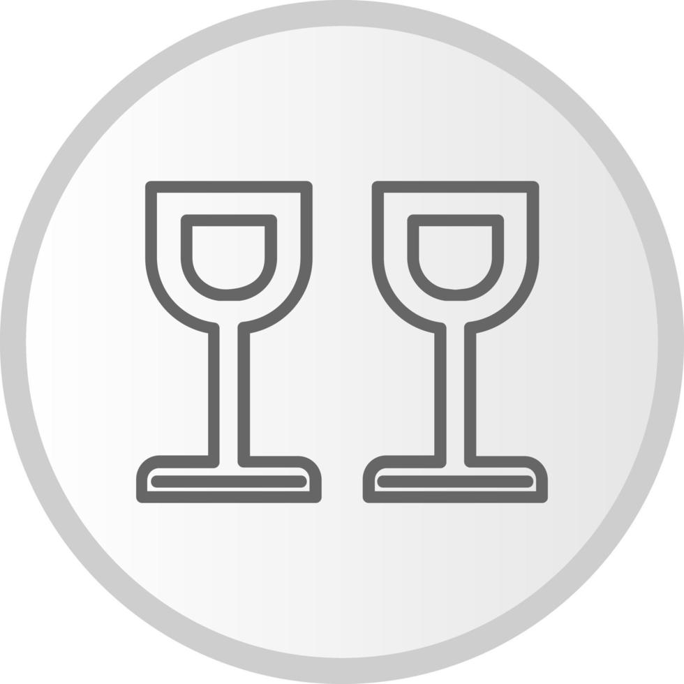 vin glas vektor ikon