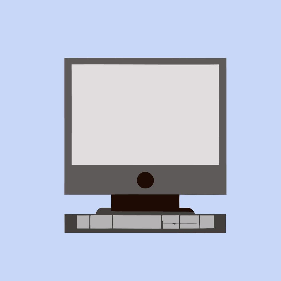 Computer-Icon-Design PC-Illustration Bildschirm-Cartoon-Vektor-Desktop-Grafik vektor