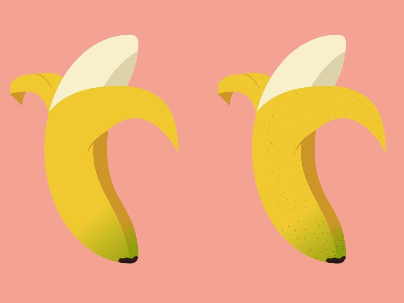 Illustrationsvektorgrafik der Banane perfekt für Logos und Lebensmittel vektor