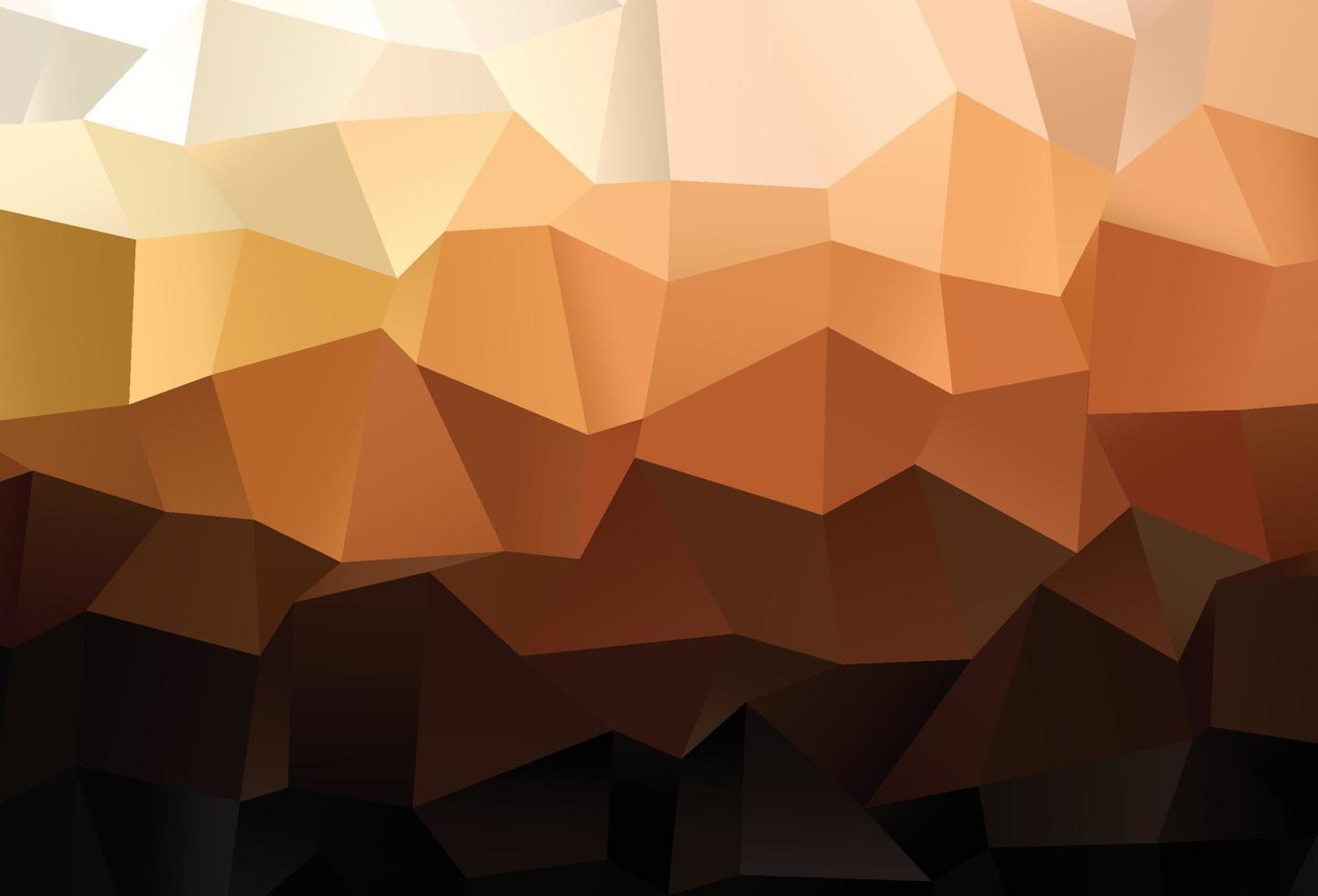 mörk orange vektor polygon abstrakt bakgrund.