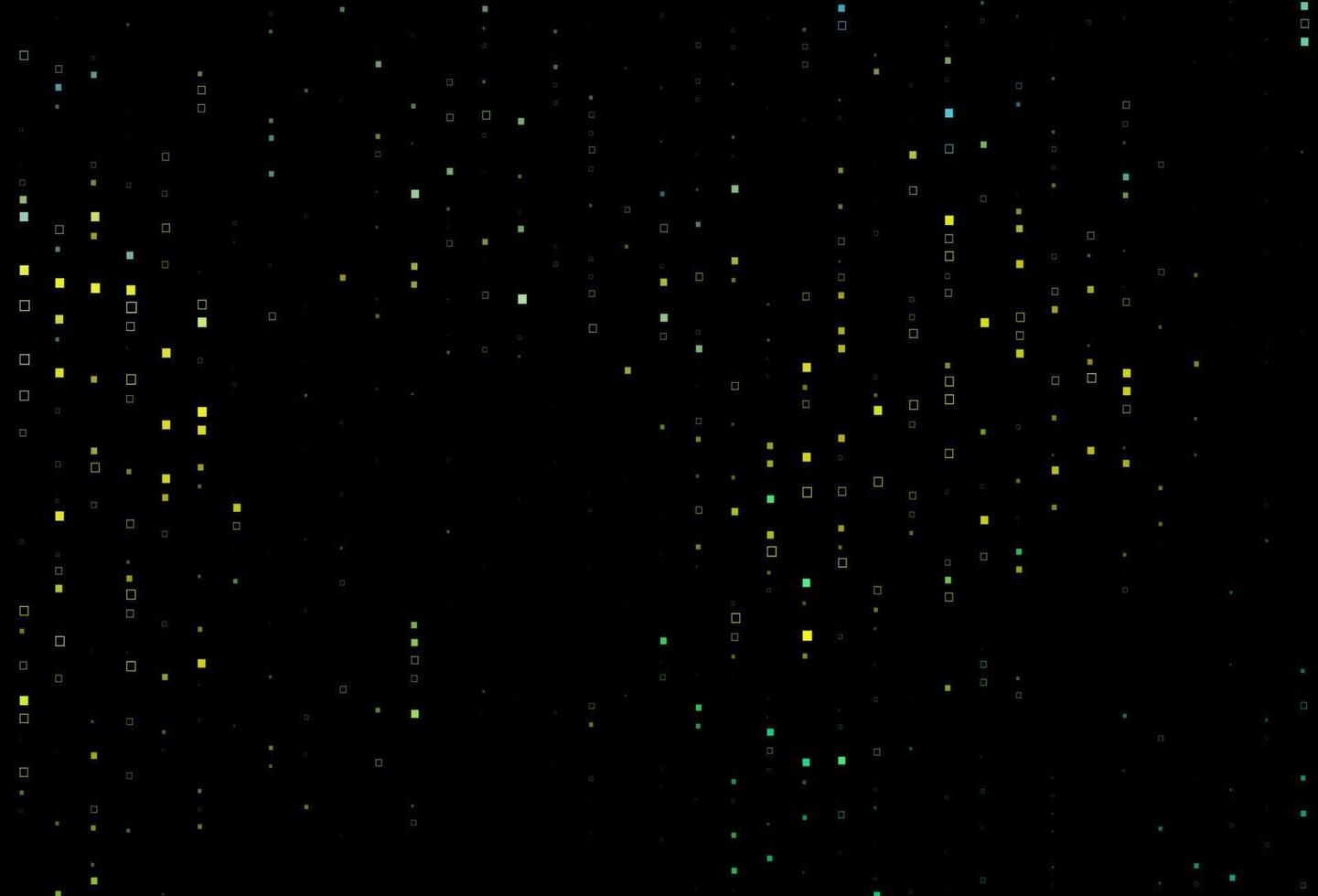dunkelgrüner, gelber Vektorhintergrund mit Rechtecken. vektor