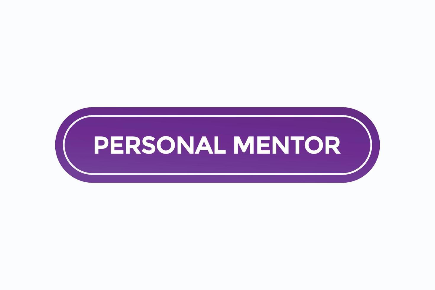 grundläggande rgbpersonal mentor knapp vectors.sign märka Tal bubbla personlig mentor vektor