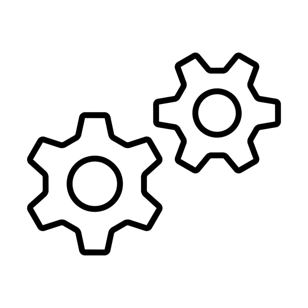 företag linje ikon vektor illustration