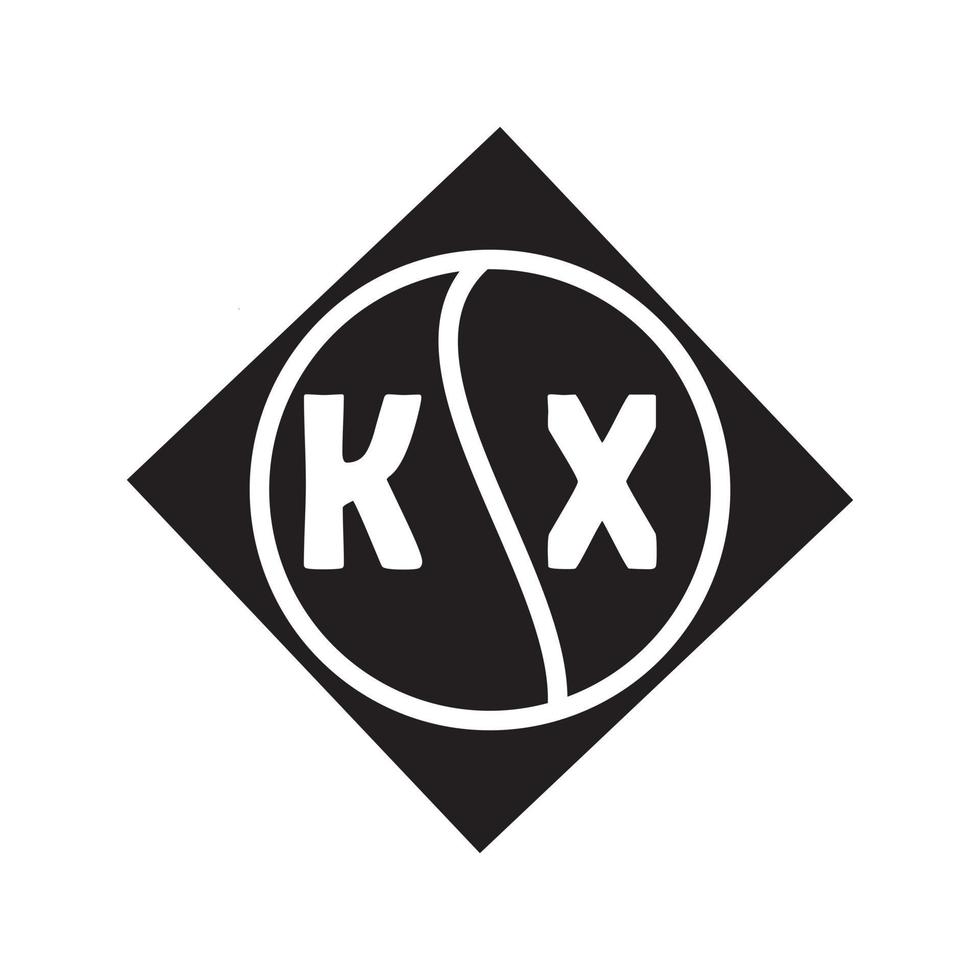 kx brev logotyp design.kx kreativ första kx brev logotyp design . kx kreativ initialer brev logotyp begrepp. kx brev design. vektor