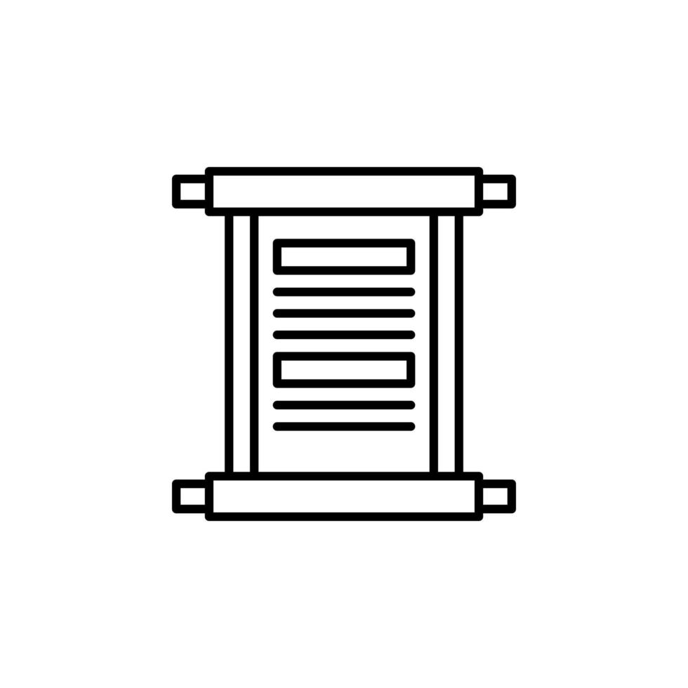 kinesisk skrolla vektor för hemsida symbol ikon presentation