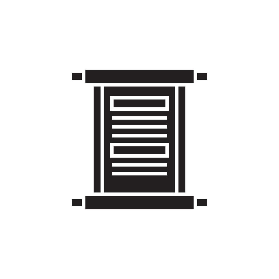 chinesischer Scroll-Vektor für Website-Symbol-Icon-Präsentation vektor