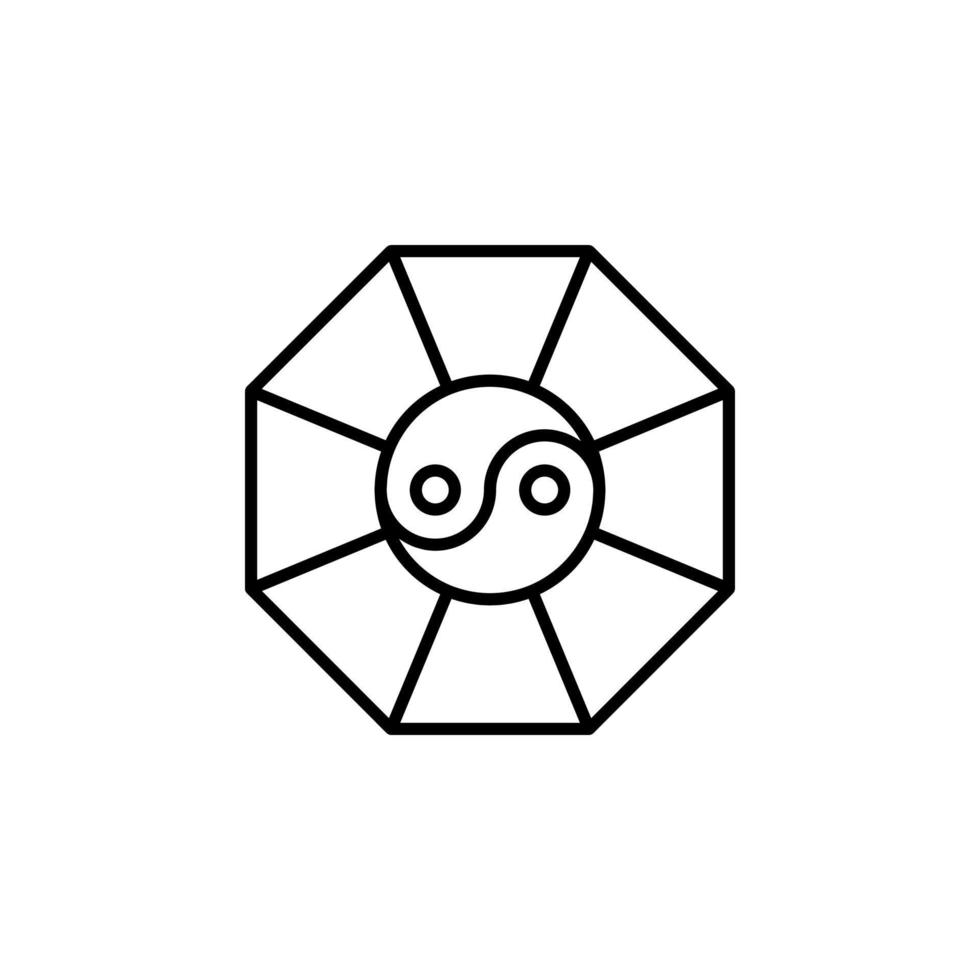 prydnad kinesisk vektor för hemsida symbol ikon presentation