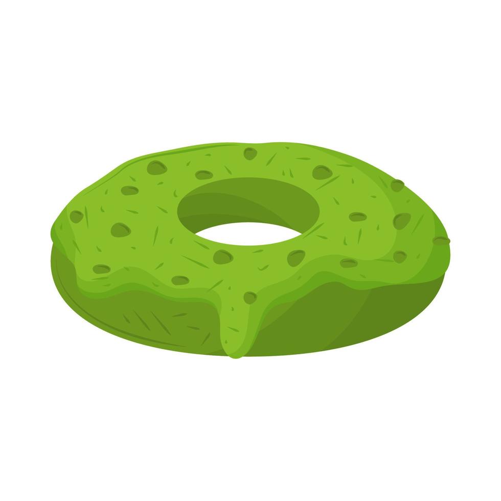 Matcha-Dessert-Donut vektor