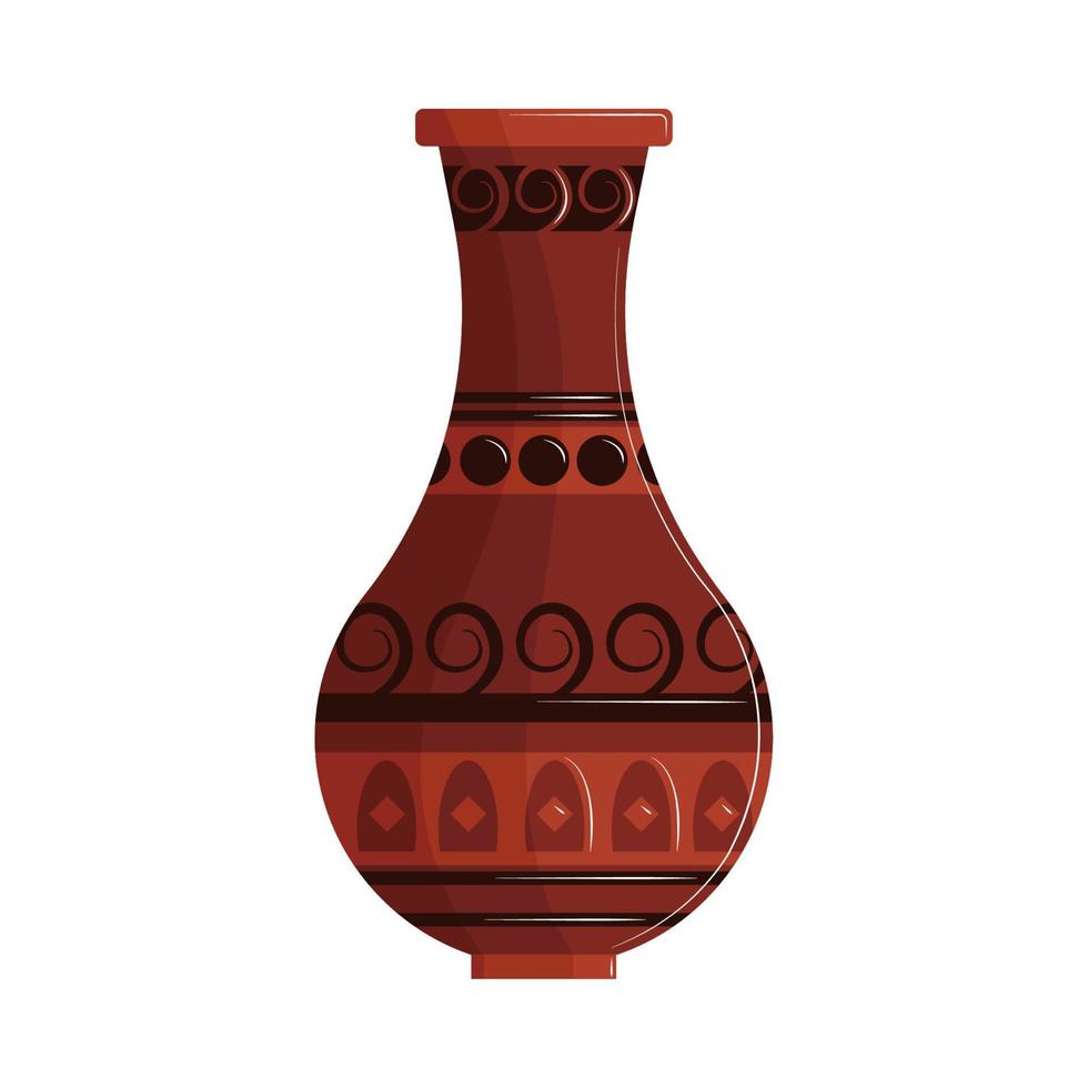 Keramikgefäß griechische Kultur vektor