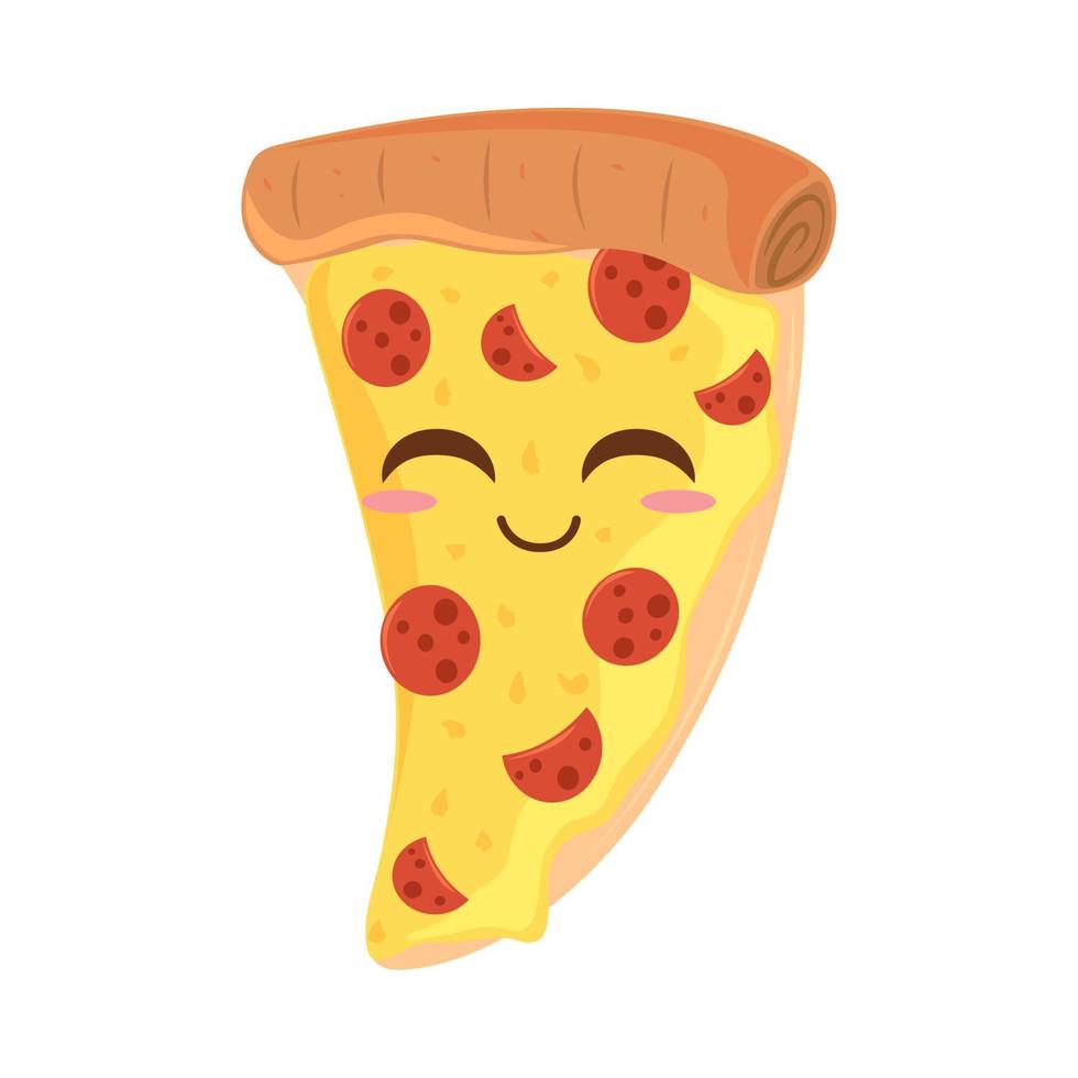 pizza söt mat vektor
