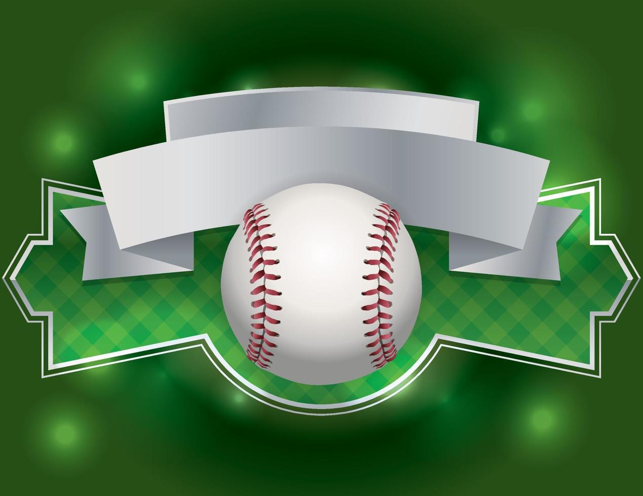 Baseball-Emblem-Illustration vektor