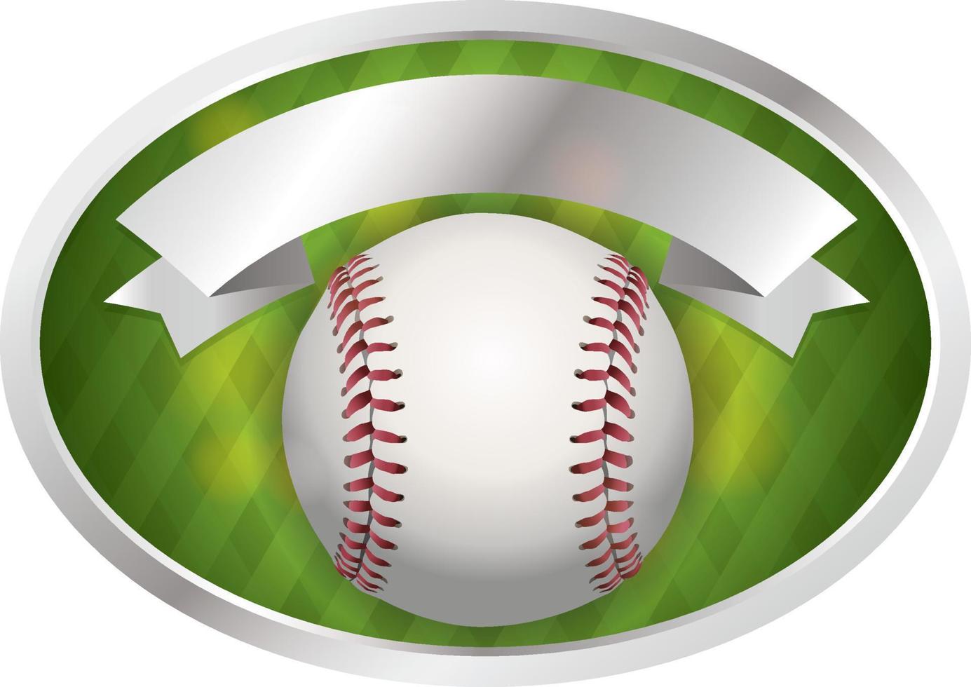 Baseball-Emblem-Illustration vektor