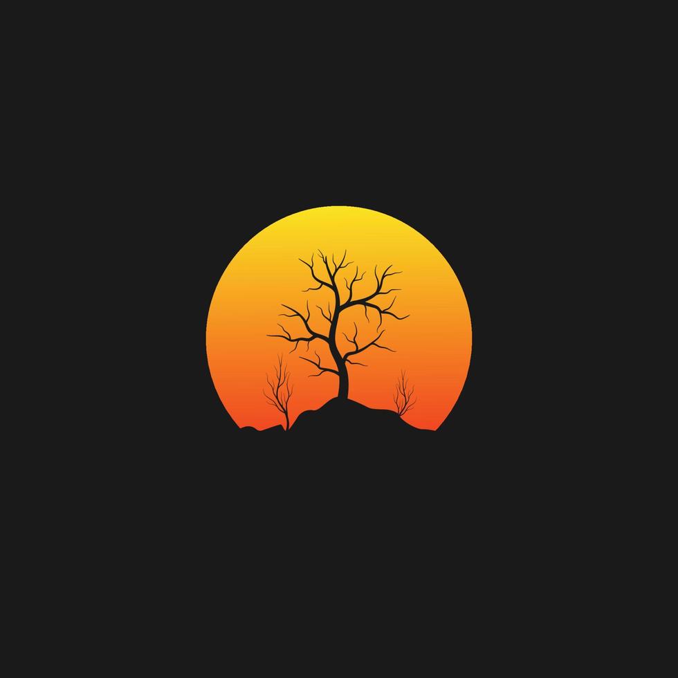 gren träd logotyp vektor