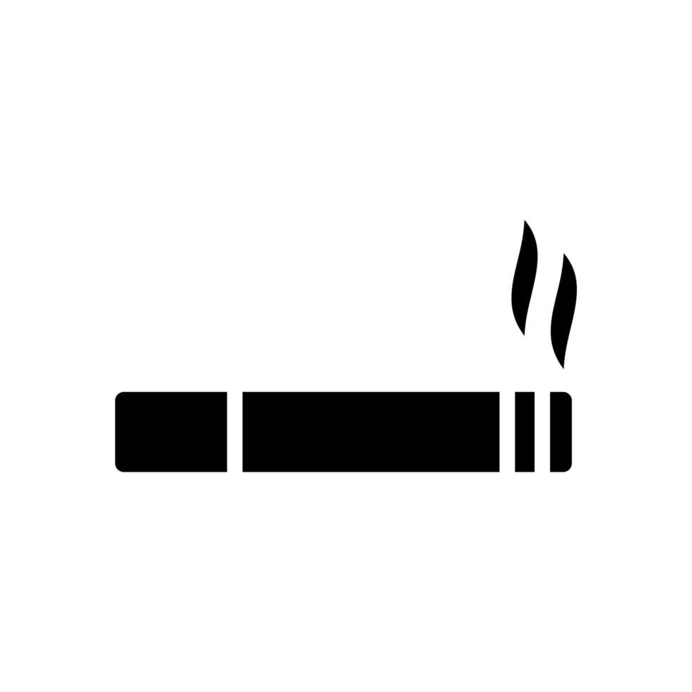 Design-Vektorvorlage für Zigarettensymbole vektor