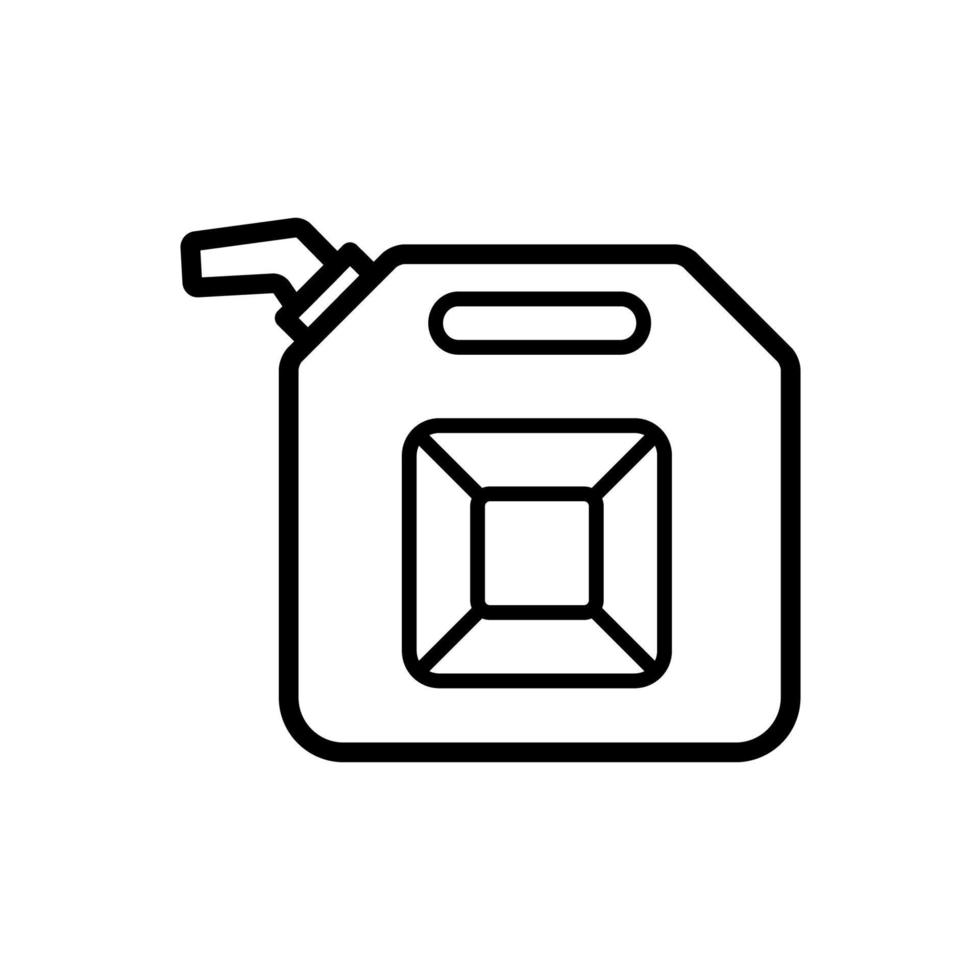 Kanister für Benzin-Icon-Design-Vektor vektor