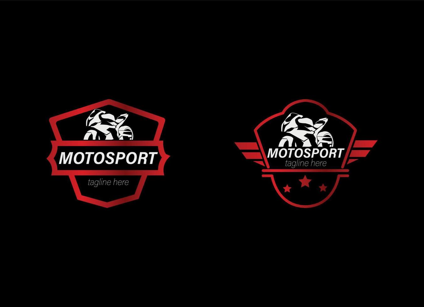 Motorsport-Logo-Design-Vorlage vektor