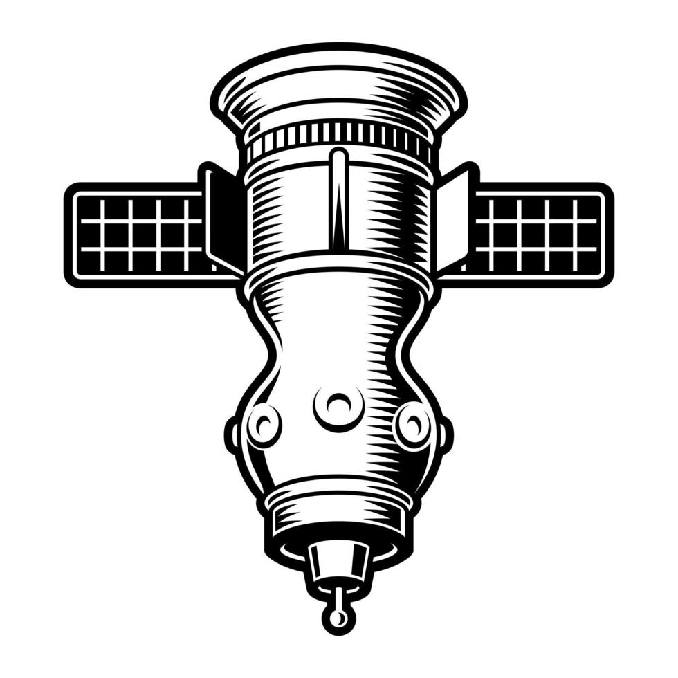 Raumstation-Vektor-Illustration vektor