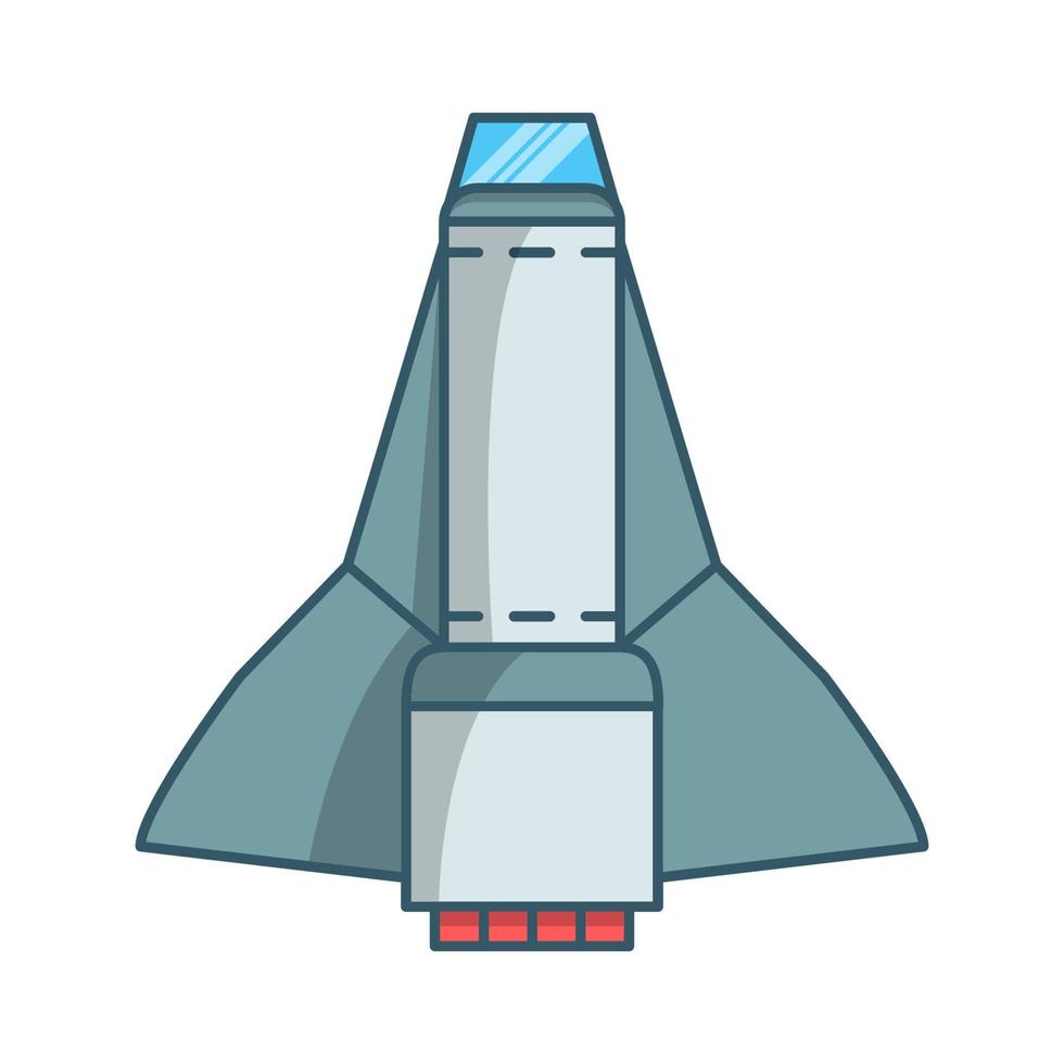 Shuttle-Symbol, geeignet für eine Vielzahl digitaler Kreativprojekte. vektor