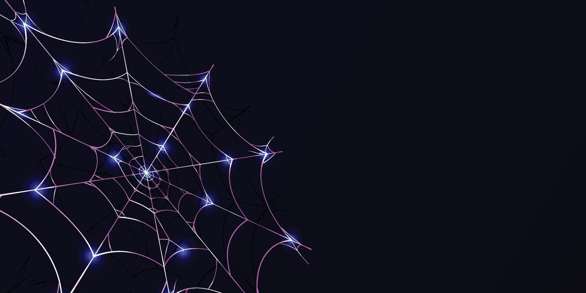 Spinnweben Hintergrund elegant lila kann je nach Bedarf verwendet werden vektor