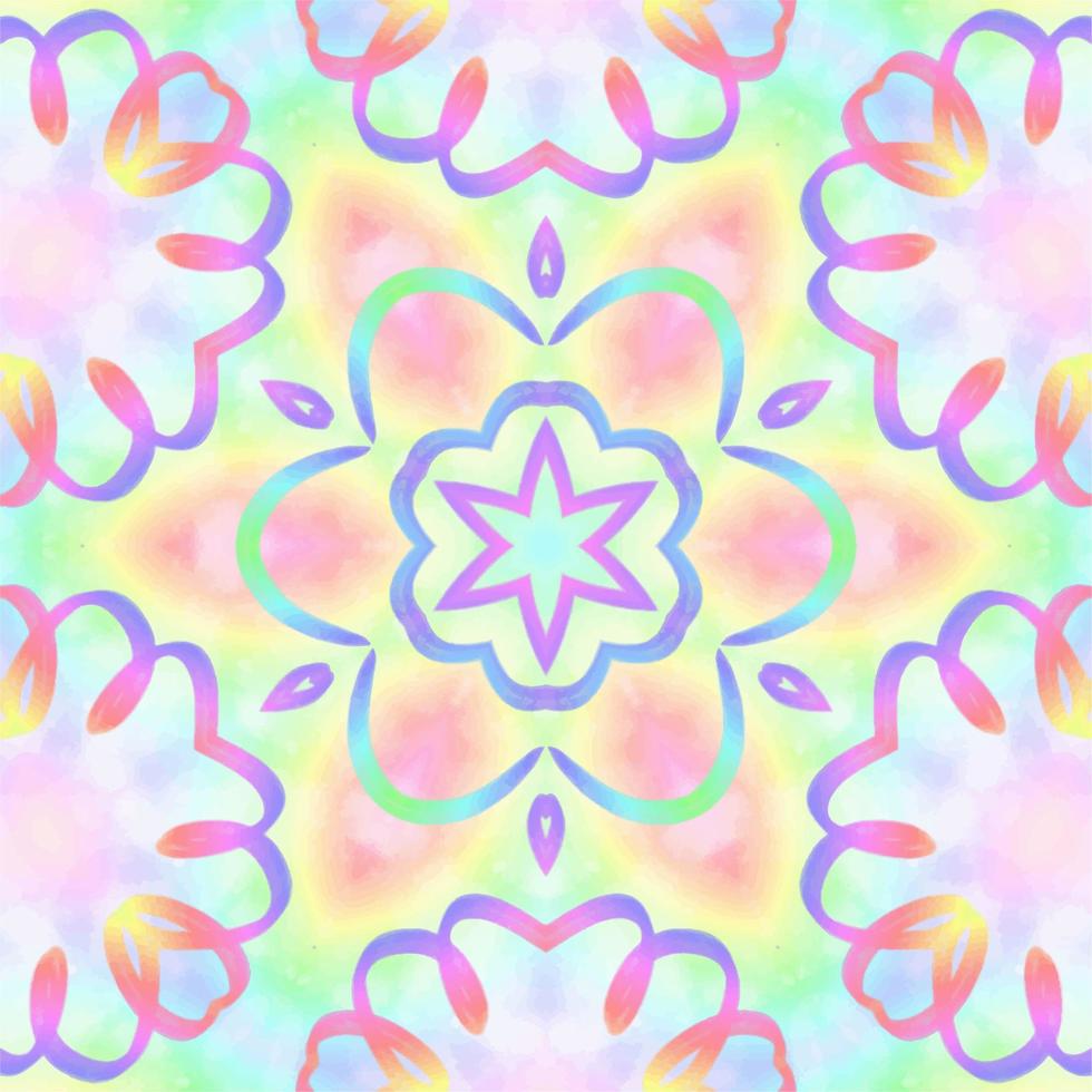 abstrakter Kaleidoskop-Hintergrund. schönes kaleidoskop nahtloses muster. mehrfarbige Mosaikstruktur. nahtlose Kaleidoskop-Textur. einzigartiges Kaleidoskop-Design vektor