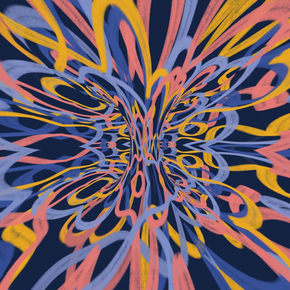 färgglad bakgrund, torus karta effekt kombination illustration vektor