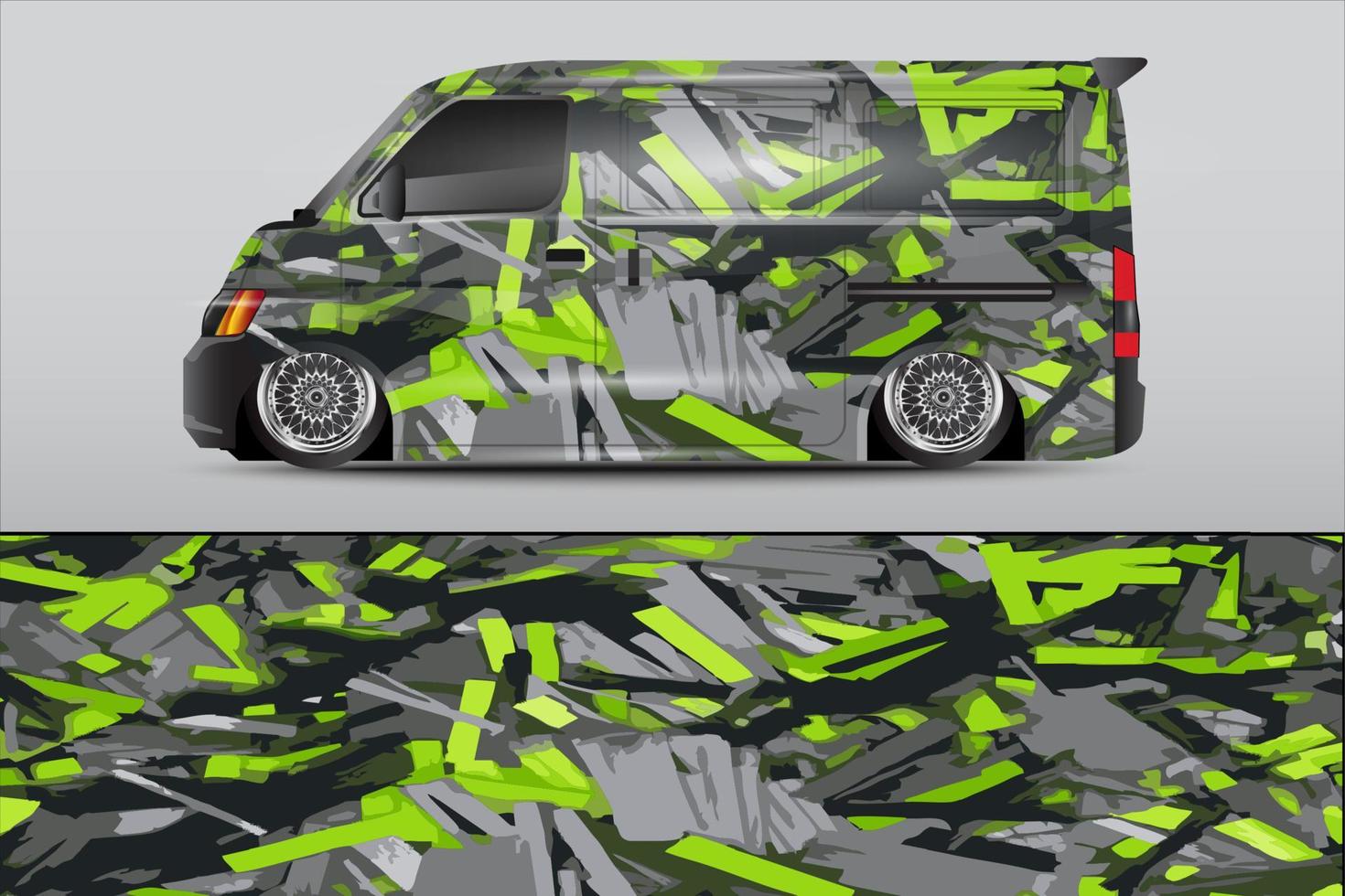 Rennwagen-Wrap-Design für Fahrzeug-Vinyl-Aufkleber und Aufkleber-Lackierungen von Automobilunternehmen vektor