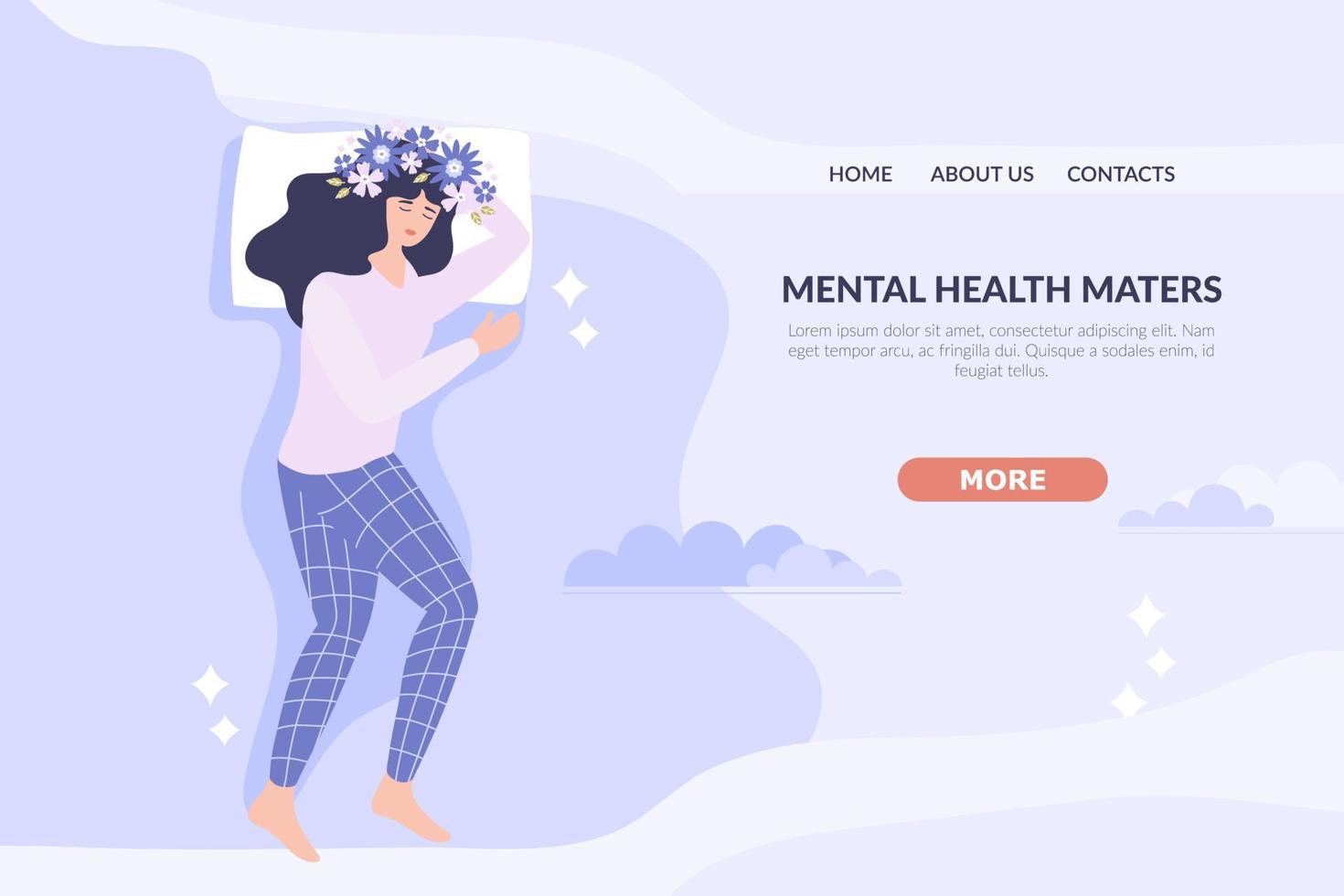 Das Konzept der Online-Psychotherapie. Ein Psychologe hilft, Antworten auf Fragen zu finden und verworrene Gedanken zu entwirren. die illustration eignet sich für landingpage, banner, flyer, website. Vektor. vektor