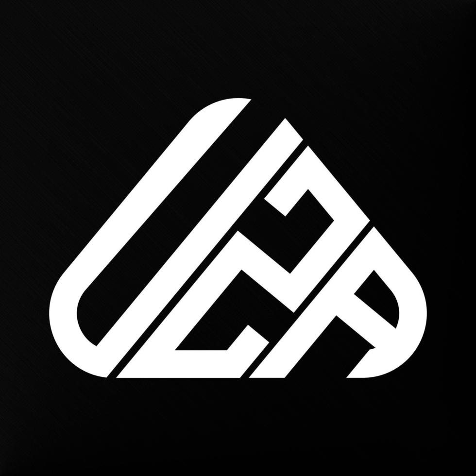 Uza Letter Logo kreatives Design mit Vektorgrafik, Uza einfaches und modernes Logo. vektor