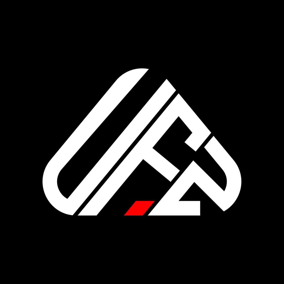 ufz brev logotyp kreativ design med vektor grafisk, ufz enkel och modern logotyp.