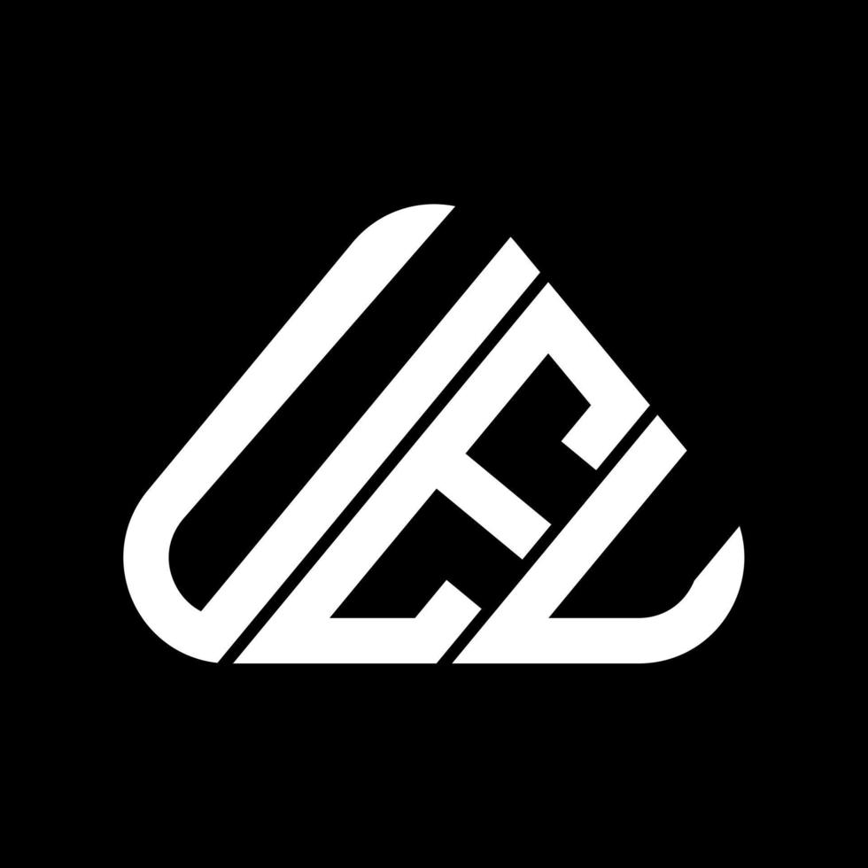 ueu brev logotyp kreativ design med vektor grafisk, ueu enkel och modern logotyp.