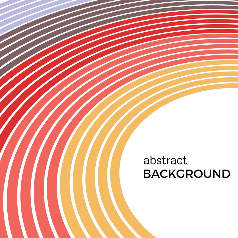 abstrakt bakgrund med ljus regnbåge färgrik rader. färgad cirklar med plats för din text på en vit bakgrund. vektor