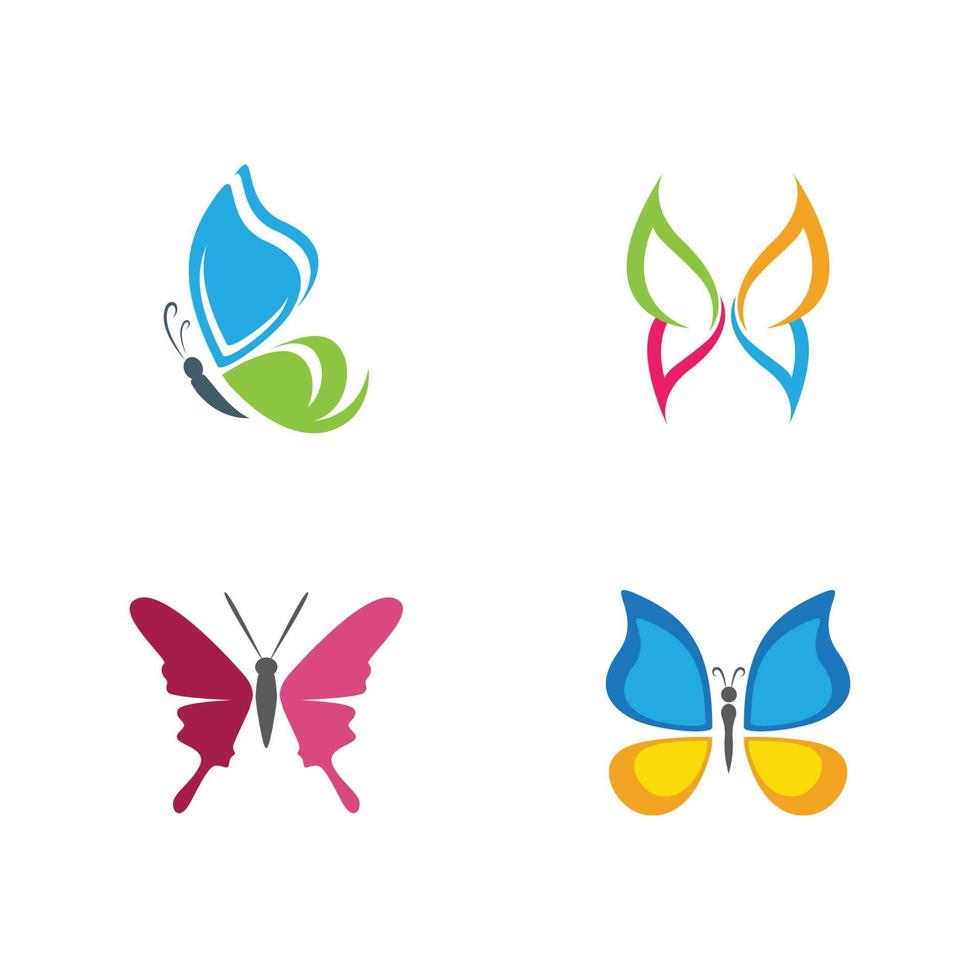 Schönheit Schmetterling Icon Design vektor