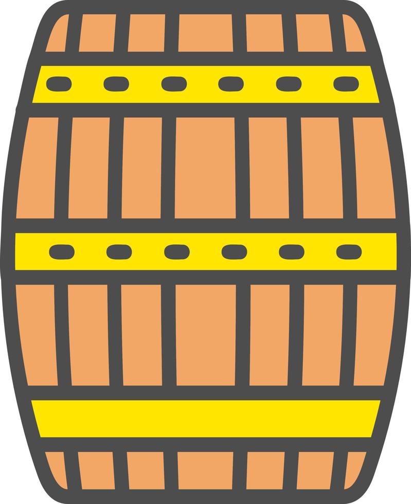 Barrel-Vektor-Symbol vektor