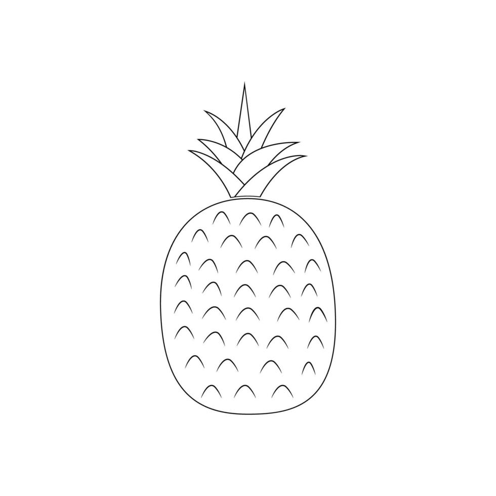 Ananas-Logo-Vektor vektor