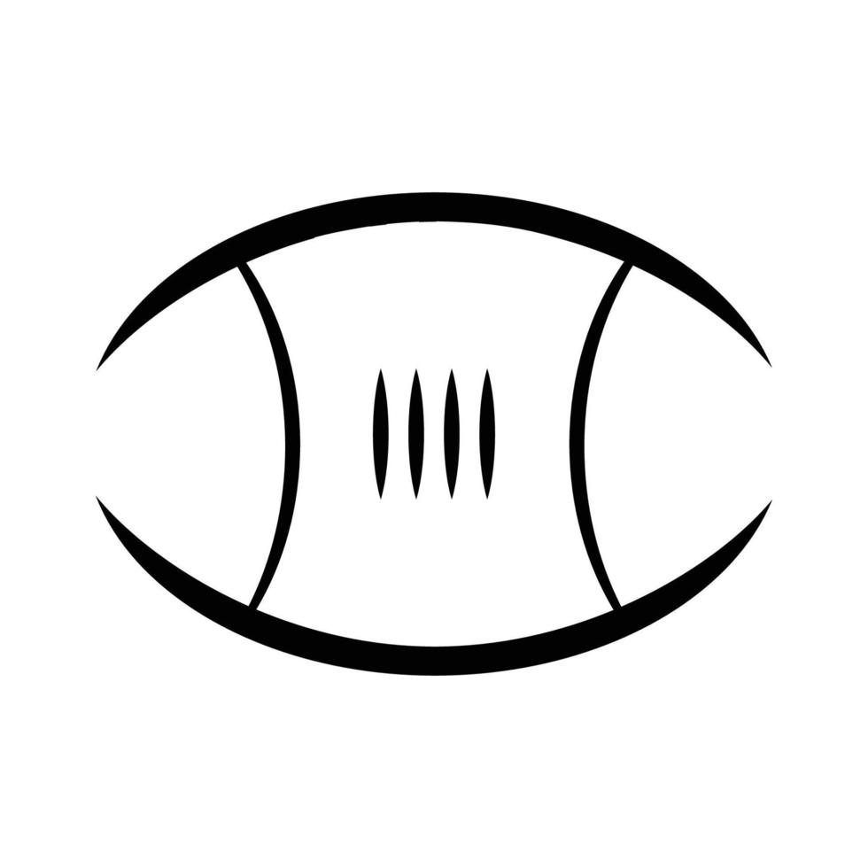 American-Football-Symbol vektor