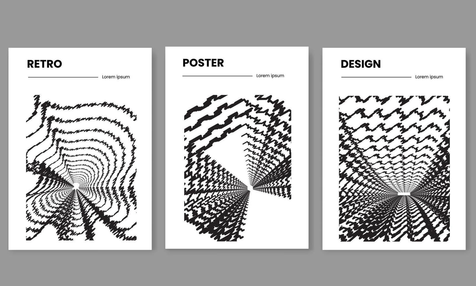 Vektor abstrakte Grunge-Textur Pinsel Abdeckung Hintergrund. trendiges abstraktes Deckblatt
