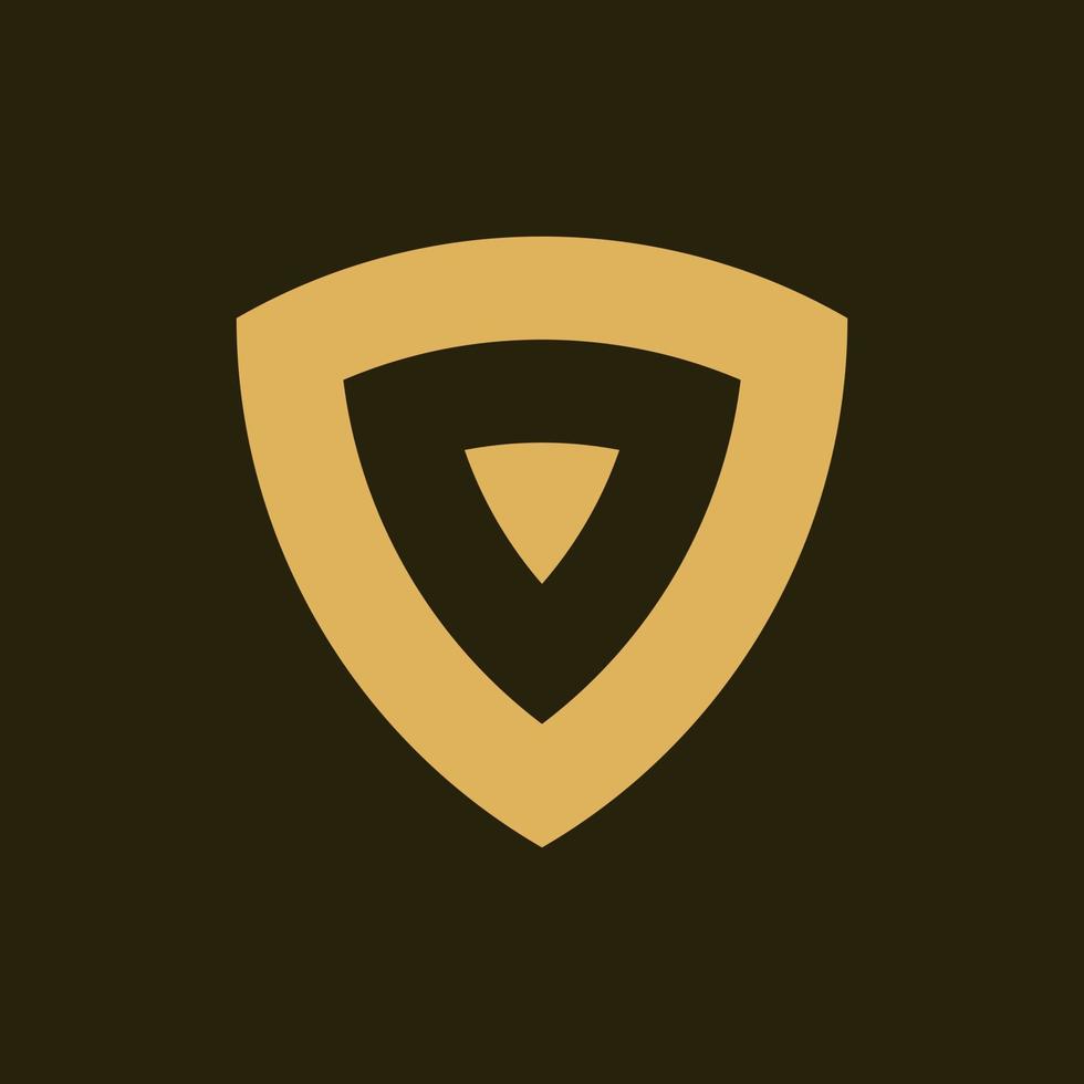 skydda emblem logotyp vektor