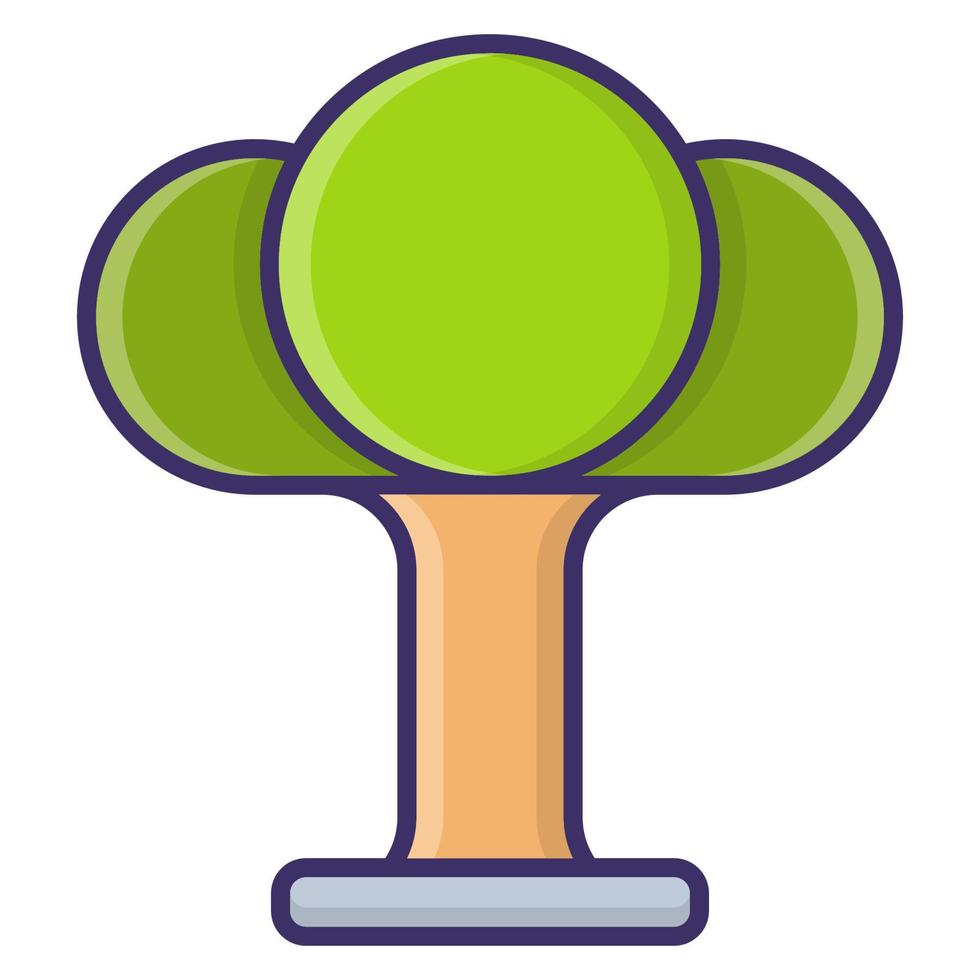 träd ikon, lämplig för en bred räckvidd av digital kreativ projekt. vektor