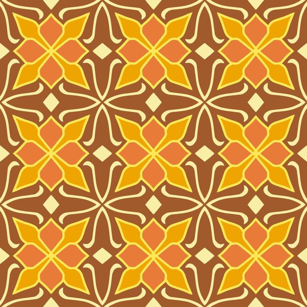 geometrisk sömlös mönster med stam- form. designad i ikat, boho, aztek, folk, motiv, lyx arabicum stil. idealisk för tyg plagg, keramik, tapet. vektor illustration