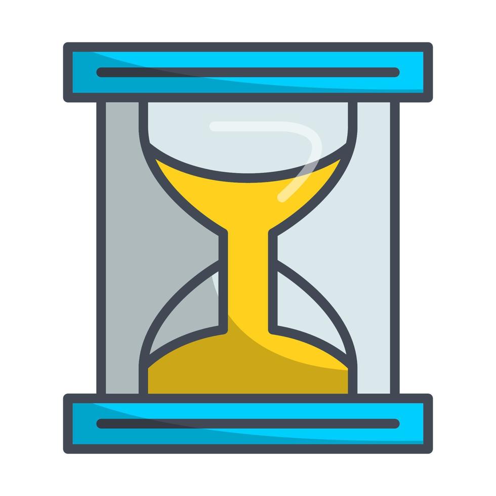 timglas ikon, lämplig för en bred räckvidd av digital kreativ projekt. vektor
