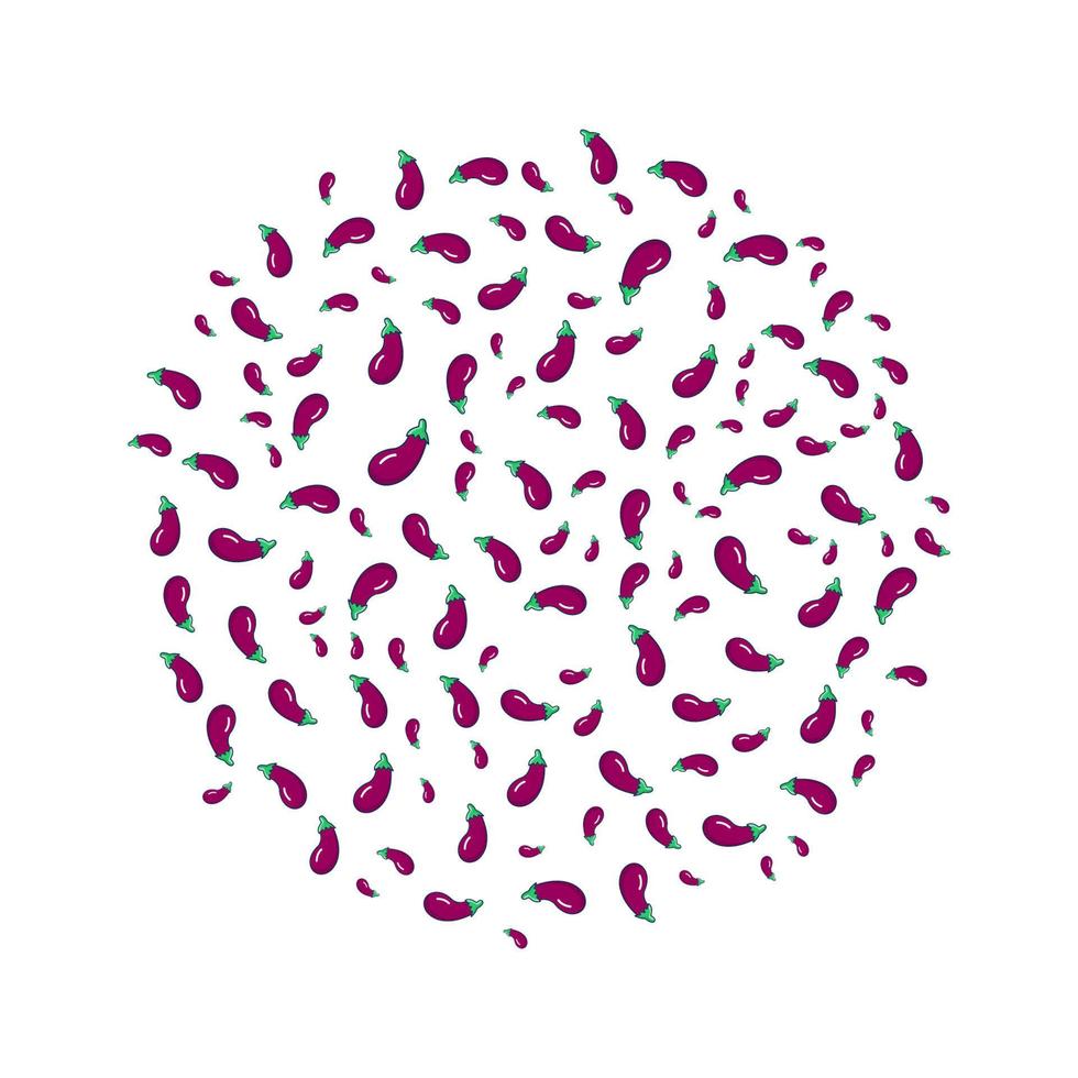 aubergine begrepp i cirkel med rena och enkel ikoner, infographic aning av framställning kreativ Produkter. mall för hemsida baner, flygblad och affisch. vektor